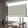 vidaXL Σκίαστρο Πλαϊνό Συρόμενο Βεράντας Κρεμ 80 x 300 εκ.