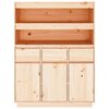vidaXL Ντουλάπι 89 x 40 x 116,5 εκ. από Μασίφ Ξύλο Πεύκου