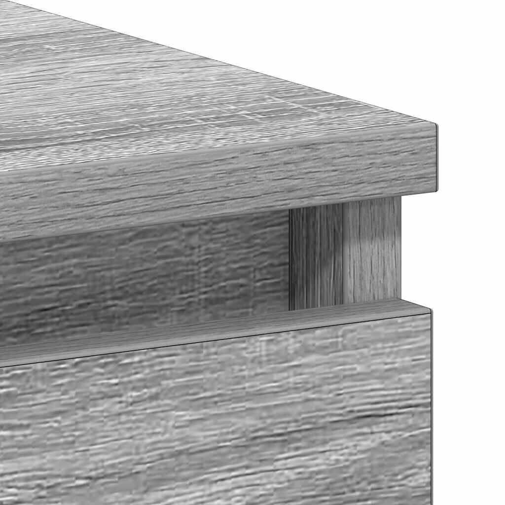 vidaXL Γραφείο Γκρι Sonoma 90x45x76 εκ. από Επεξεργασμένο Ξύλο