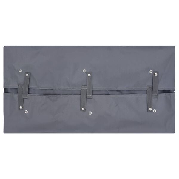 vidaXL Επένδυση Καροτσιού Κήπου Σκ. Γκρι 81 x 41 x 40 εκ.Υφασμάτινη