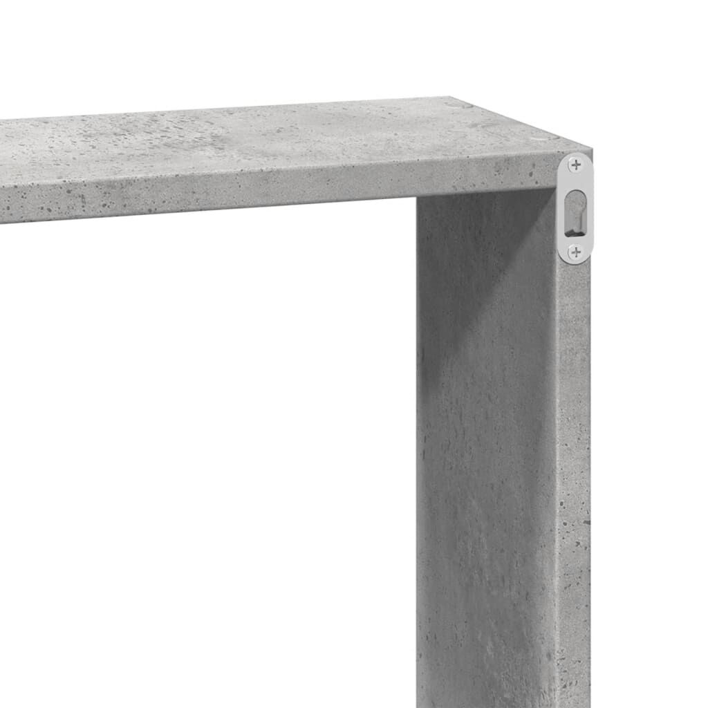 vidaXL Ντουλάπι Τοίχου Γκρι Σκυρ. 60x16x30 εκ. από Επεξεργασμένο Ξύλο