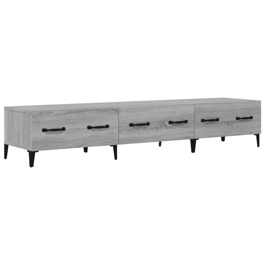 vidaXL Έπιπλο Τηλεόρασης Γκρι Sonoma 150x34,5x30εκ. Επεξεργασμένο Ξύλο