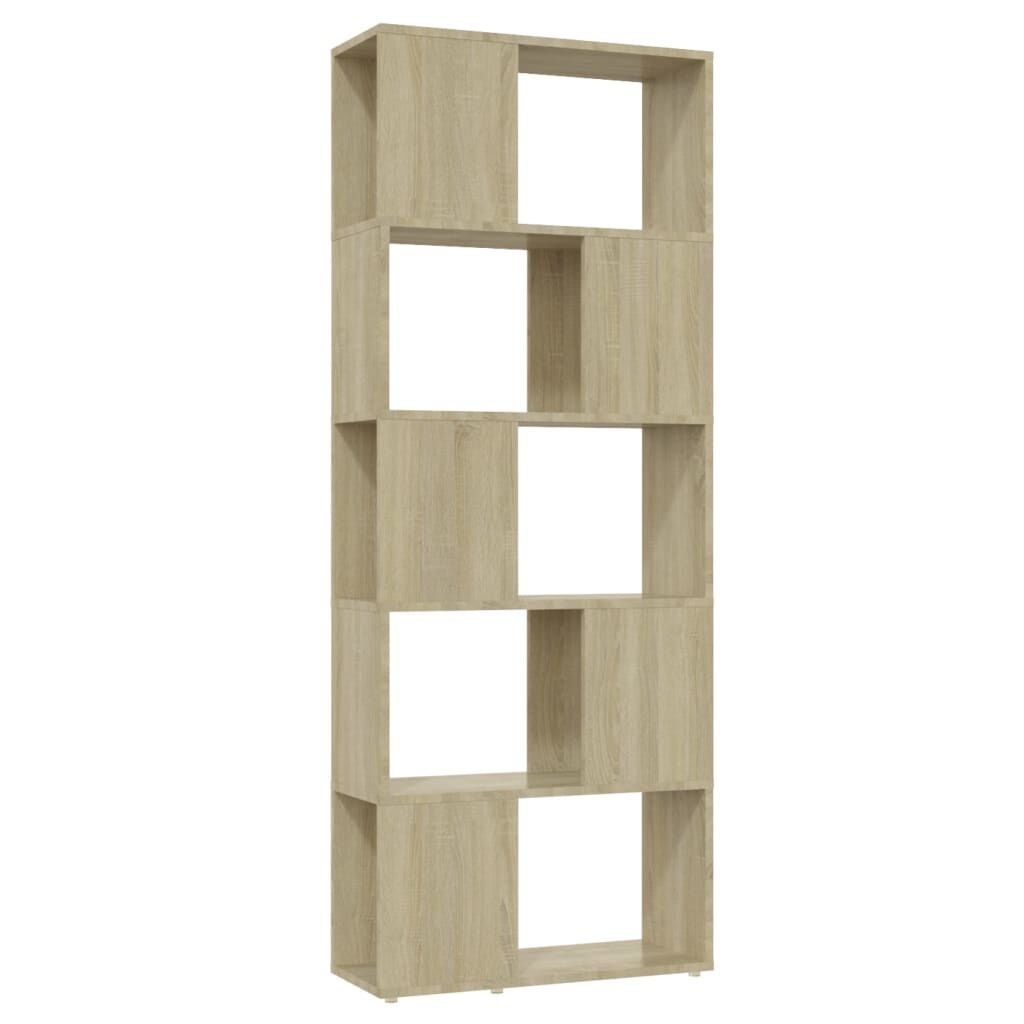 vidaXL Βιβλιοθήκη/Διαχωριστικό Χώρου Sonoma Δρυς 60x24x155 εκ.