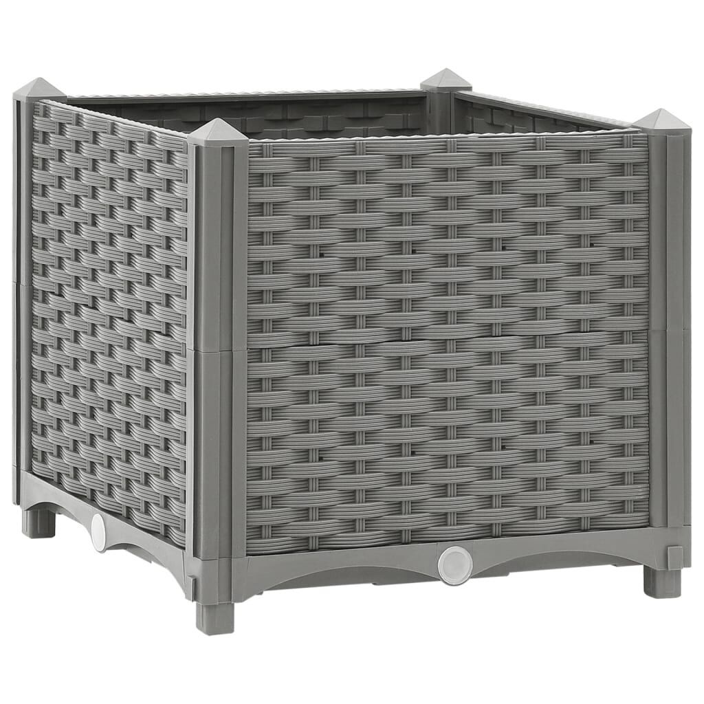 vidaXL Ζαρντινιέρα 40 x 40 x 38 εκ. από Πολυπροπυλένιο