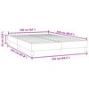 vidaXL Box Spring Κρεβάτι χωρίς στρώμα Σκούρο γκρι 160x220cm Βελούδινο