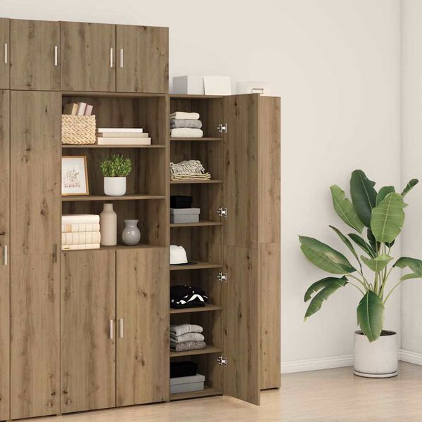 vidaXL Highboard Artisan Oak 40 x 42,5 x 185 &epsilon;&kappa;.