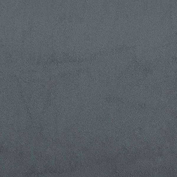 vidaXL Κρεβάτι Boxspring με Στρώμα Σκούρο Γκρι 90x190 εκ. Βελούδινο