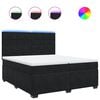 vidaXL &Kappa;&rho;&epsilon;&beta;ά&tau;&iota; Boxspring &mu;&epsilon; &Sigma;&tau;&rho;ώ&mu;&alpha; &Mu;&alpha;ύ&rho;&omicron; 200x200 &epsilon;&kappa;. &Beta;&epsilon;&lambda;&omicron;ύ&delta;&iota;&nu;&omicron;