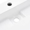 vidaXL Νιπτήρας Λευκός 100x46x11 εκ. Συνθετικός από Τεχνητό Μάρμαρο