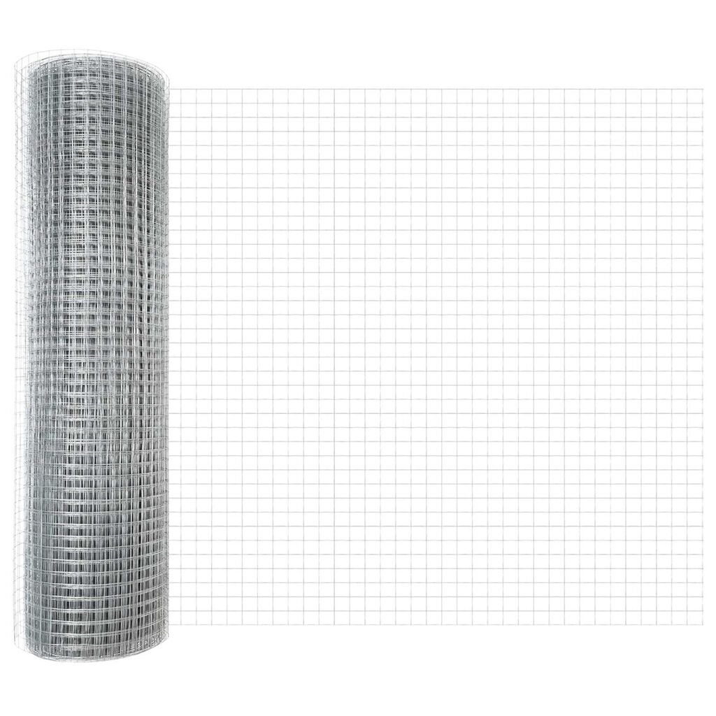 vidaXL Γαλβανισμένος Συρμάτινος Φράχτης 0.4x100 μ