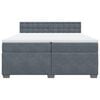 vidaXL &Kappa;&rho;&epsilon;&beta;ά&tau;&iota; Boxspring &mu;&epsilon; &Sigma;&tau;&rho;ώ&mu;&alpha; &Sigma;&kappa;&omicron;ύ&rho;&omicron; &Gamma;&kappa;&rho;&iota; 200x200 &epsilon;&kappa;. &Beta;&epsilon;&lambda;&omicron;ύ&delta;&iota;&nu;&omicron;
