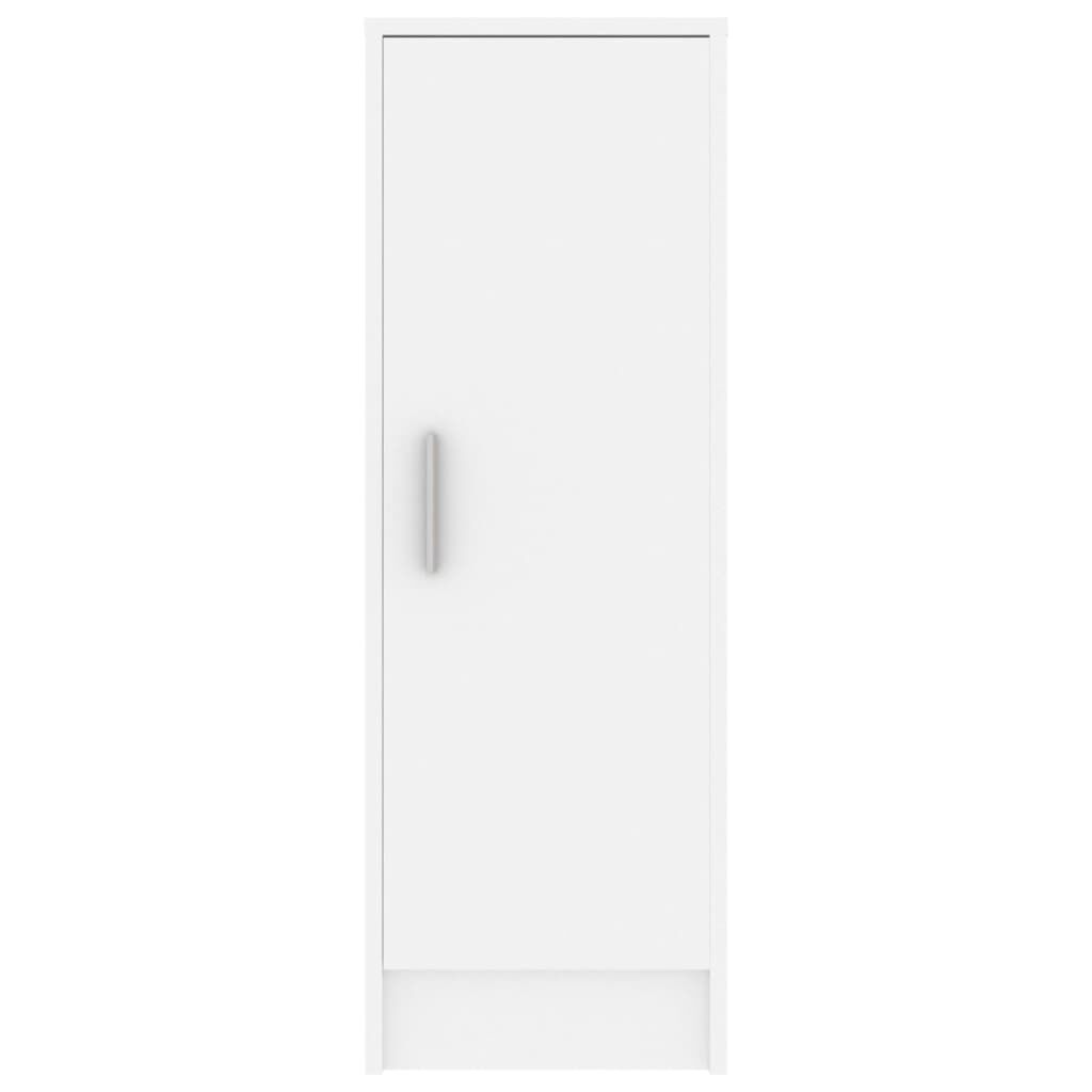vidaXL Παπουτσοθήκη Λευκή 32 x 35 x 92 εκ. από Επεξ. Ξύλο