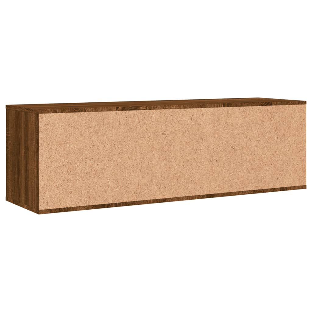 vidaXL Έπιπλο Τηλεόρασης Καφέ Δρυς 120x34x37 εκ. Επεξ. Ξύλο