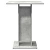 vidaXL Τραπέζι Bistro Γκρι Σκυροδέματος 60 x 60 x 75 εκ. Επεξ. Ξύλο