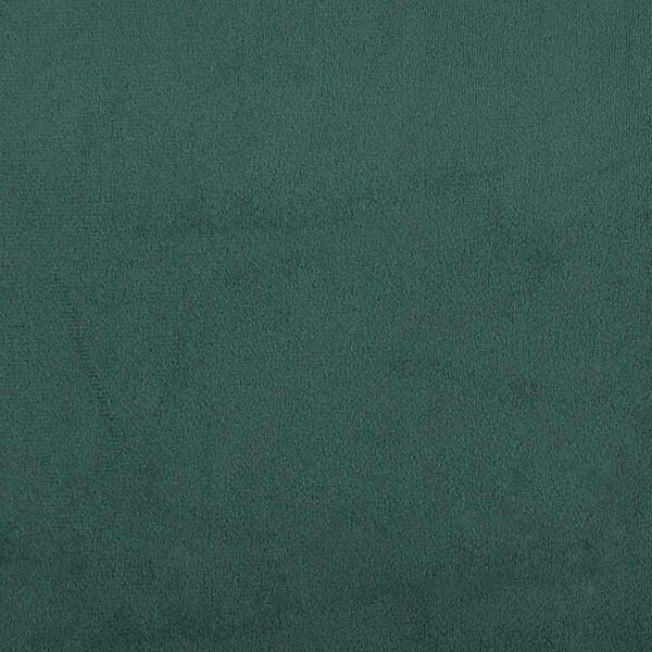 vidaXL Οθωμανικό κρεβάτι με στρώματα&LEDs Dark Green 180x200cm Velvet