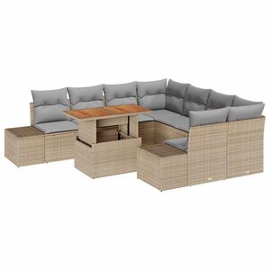 vidaXL &Sigma;έ&tau; &phi;&alpha;&gamma;&eta;&tau;&omicron;ύ &gamma;&iota;&alpha; &kappa;ή&pi;&omicron; &mu;&epsilon; &mu;&alpha;&xi;&iota;&lambda;ά&rho;&iota; 9 pcs &Mu;&pi;&epsilon;&zeta; &kappa;&alpha;&iota; &Gamma;&kappa;&rho;&iota;