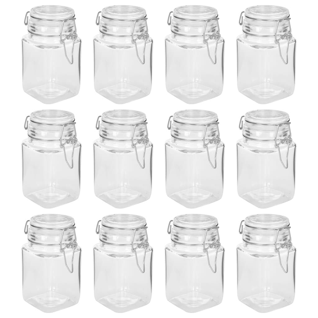 vidaXL Βάζα με Έλασμα 12 τεμ. 260 ml Γυάλινα