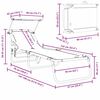 vidaXL Πτυσσόμενη ξαπλώστρα 2 pcs Πράσινο 56 x 190 x 81εκ ύφασμα