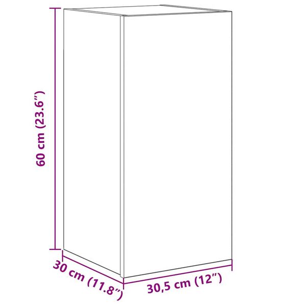 vidaXL Σετ επίπλου τηλεόρασης 6 pcs Παλαιό ξύλο 80 x 30 x 30 εκ