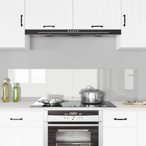 vidaXL Πίσω Πάνελ Κουζίνας Διαφανές 80 x 40 cm σκληρυμένο γυαλί