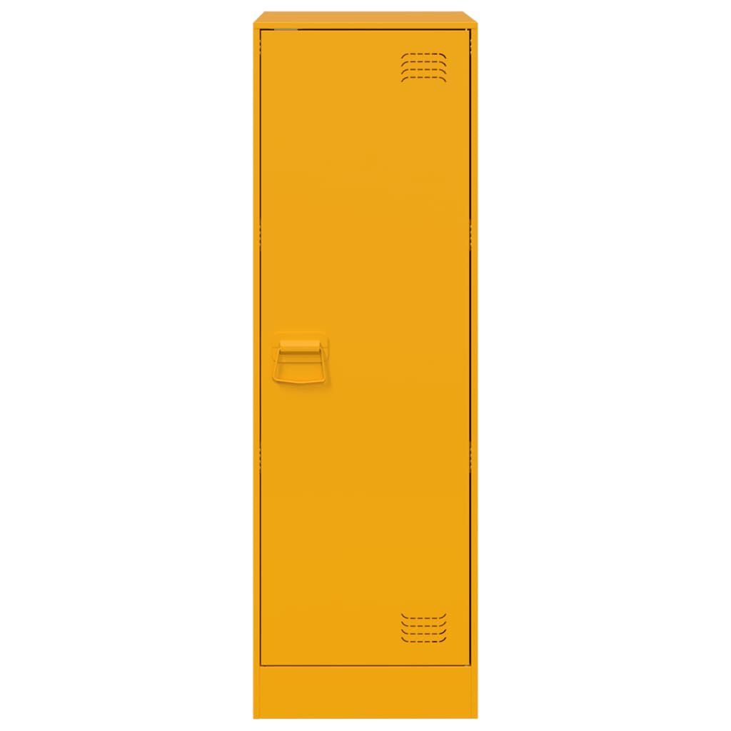 vidaXL Ντουλάπι Μουσταρδί 34,5x39x107 εκ. από Ατσάλι