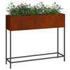vidaXL &Upsilon;&psi;&omega;&mu;έ&nu;&eta; &Gamma;&lambda;ά&sigma;&tau;&rho;&alpha; &Kappa;ή&pi;&omicron;&upsilon; &Sigma;&kappa; rusty 100 x 26 x 82 &epsilon;&kappa;