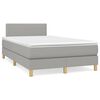 vidaXL &Kappa;&rho;&epsilon;&beta;ά&tau;&iota; Boxspring &mu;&epsilon; &Sigma;&tau;&rho;ώ&mu;&alpha; & LED &Alpha;&nu;.&Gamma;&kappa;&rho;&iota; 120x190&epsilon;&kappa;. &Upsilon;&phi;&alpha;&sigma;&mu;ά&tau;&iota;&nu;&omicron;