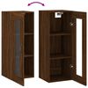 vidaXL Ντουλάπι Τοίχου Καφέ Δρυς 34,5 x 34 x 90 εκ.