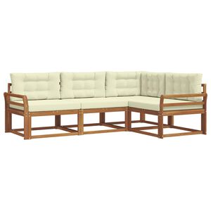 vidaXL &Sigma;&epsilon;&iota;&rho;ά &Kappa;&alpha;&nu;&alpha;&pi;έ &Epsilon;&xi;&omega;&tau;&epsilon;&rho;&iota;&kappa;&omicron;ύ &mu;&epsilon; &mu;&alpha;&xi;&iota;&lambda;ά&rho;&iota; 4 pcs &Phi;&upsilon;&sigma;&iota;&kappa;ό &kappa;&alpha;&iota; &Kappa;&rho;έ&mu;&alpha;