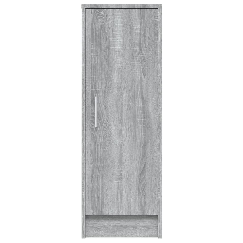 vidaXL Παπουτσοθήκη Γκρι Sonoma 32x35x92 εκ. από Επεξεργασμένο Ξύλο