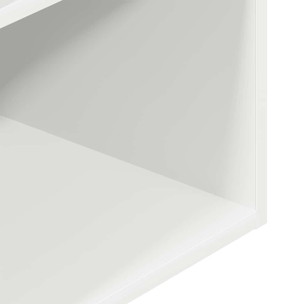 vidaXL Κομοδίνο με συρτάρι Λευκό 35x34x66,5 cm