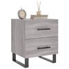 vidaXL Κομοδίνο Γκρι Sonoma 40 x 35 x 47,5 εκ. από Επεξεργασμένο Ξύλο