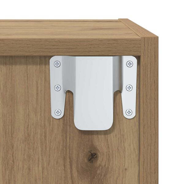 vidaXL Ντουλάπι TV 2 pcs Καφέ 37 x 37 x 142.5 εκ Επεξεργασμένο ξύλο
