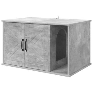 vidaXL &Sigma;&pi;ί&tau;&iota; &Gamma;ά&tau;&alpha;&sigmaf; &Sigma;&kappa;&upsilon;&rho;ό&delta;&epsilon;&mu;&alpha; 85 x 55 x 50,5 &epsilon;&kappa; &Epsilon;&pi;&epsilon;&xi;&epsilon;&rho;&gamma;&alpha;&sigma;&mu;έ&nu;&omicron; &Xi;ύ&lambda;&omicron;