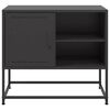 vidaXL Έπιπλο Τηλεόρασης Μαύρο 68,5x39x60,5 εκ. Ατσάλινο