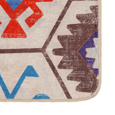 vidaXL Χαλί Πλενόμενο Αντιολισθητικό Πολύχρωμο 190x300 εκ.