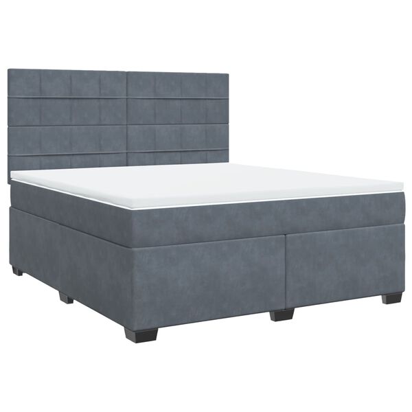 vidaXL &Kappa;&rho;&epsilon;&beta;ά&tau;&iota; Boxspring &mu;&epsilon; &Sigma;&tau;&rho;ώ&mu;&alpha; &Sigma;&kappa;&omicron;ύ&rho;&omicron; &Gamma;&kappa;&rho;&iota; 180x200 &epsilon;&kappa;. &Beta;&epsilon;&lambda;&omicron;ύ&delta;&iota;&nu;&omicron;
