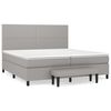 vidaXL &Kappa;&rho;&epsilon;&beta;ά&tau;&iota; Boxspring &mu;&epsilon; &Sigma;&tau;&rho;ώ&mu;&alpha; &Alpha;&nu;&omicron;&iota;&chi;&tau;ό &Gamma;&kappa;&rho;&iota; 200x200 &epsilon;&kappa;. &Upsilon;&phi;&alpha;&sigma;&mu;ά&tau;&iota;&nu;&omicron;