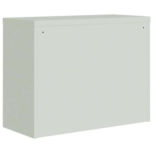 vidaXL Αρχειοθήκη Αν. Γκρι 90 x 40 x 110 εκ. Ατσάλινη