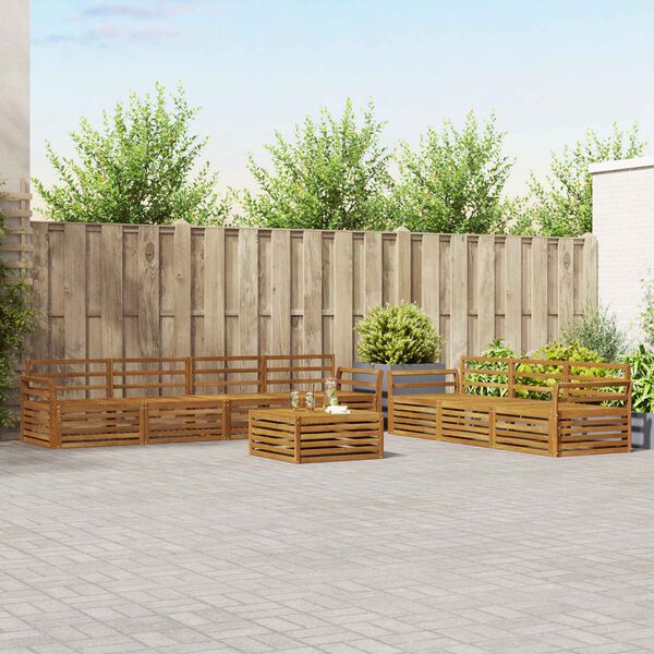 vidaXL &Sigma;&epsilon;&iota;&rho;ά &Kappa;&alpha;&nu;&alpha;&pi;έ &Epsilon;&xi;&omega;&tau;&epsilon;&rho;&iota;&kappa;&omicron;ύ 8 pcs &Phi;&upsilon;&sigma;&iota;&kappa;ό