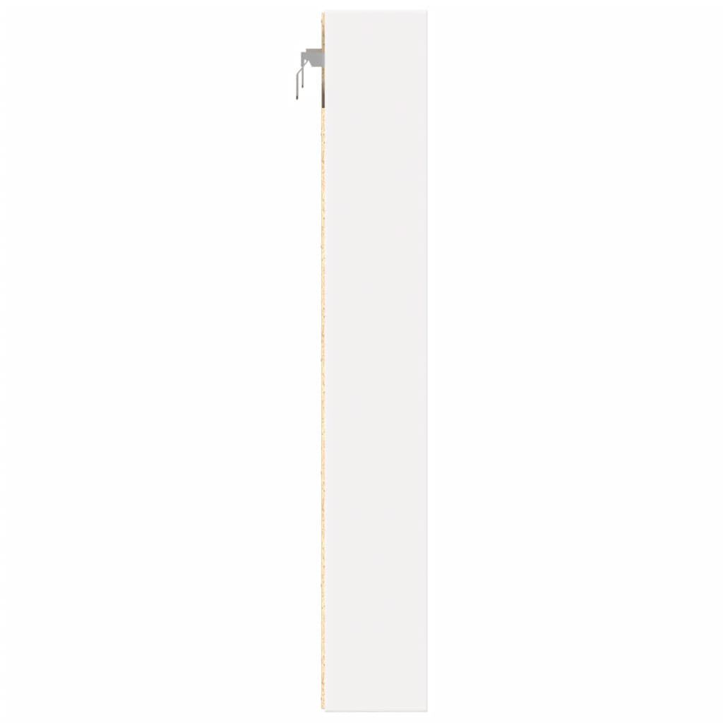 vidaXL Ραφιέρα Λευκή 60 x 8,5 x 58 εκ. από Επεξεργασμένο Ξύλο