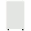 vidaXL Ντουλάπι Τροχήλατο Λευκό 60 x 48 x 81 εκ. από Επεξ. Ξύλο