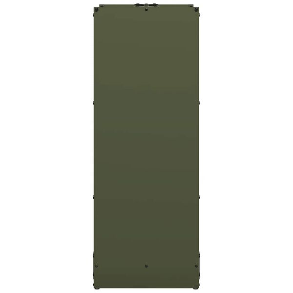vidaXL Ράφι Καυσόξυλων 40x30x80 εκ. Χάλυβας ψυχρής έλασης