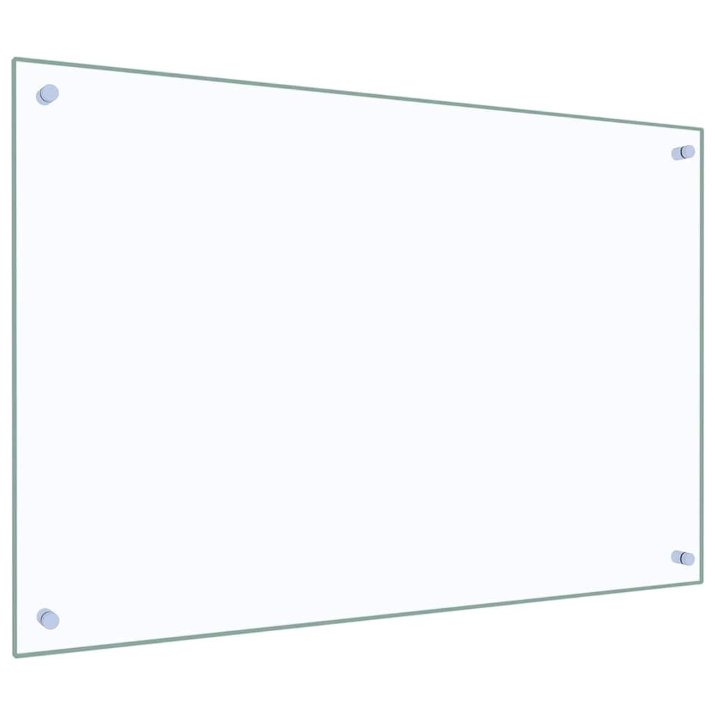 vidaXL Πλάτη Κουζίνας Διαφανής 90 x 60 εκ. από Ψημένο Γυαλί