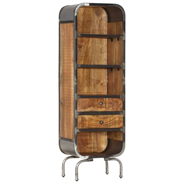 vidaXL Ντουλάπι Ψηλό 40 x 30 x 126 εκ. από Μασίφ Ξύλο Μάνγκο