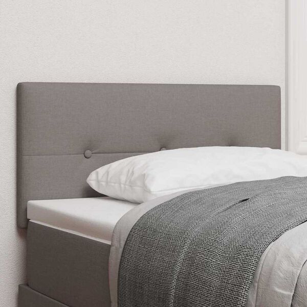 vidaXL Κεφαλάρι Ρυθμιζόμενο Ύψος με κεφαλάρι Taupe 80 cm ύφασμα