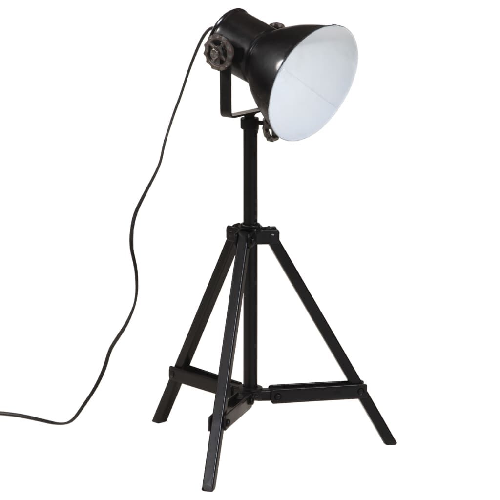 vidaXL Φωτιστικό Δαπέδου 25 W Μαύρο 35x35x65/95 εκ. Ε27