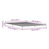 vidaXL Κρεβάτι δαπέδου Λευκό 140 x 210 cm Μασίφ ξύλο πεύκου