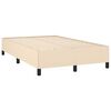 vidaXL &Kappa;&rho;&epsilon;&beta;ά&tau;&iota; Boxspring &mu;&epsilon; &Sigma;&tau;&rho;ώ&mu;&alpha; &Kappa;&rho;&epsilon;&mu; 120x190 &epsilon;&kappa;. &Upsilon;&phi;&alpha;&sigma;&mu;ά&tau;&iota;&nu;&omicron;