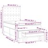 vidaXL &Kappa;&rho;&epsilon;&beta;ά&tau;&iota; Boxspring &mu;&epsilon; &Sigma;&tau;&rho;ώ&mu;&alpha; &Sigma;&kappa;&omicron;ύ&rho;&omicron; &Pi;&rho;ά&sigma;&iota;&nu;&omicron; 90x200 &epsilon;&kappa;. &Beta;&epsilon;&lambda;&omicron;ύ&delta;&iota;&nu;&omicron;